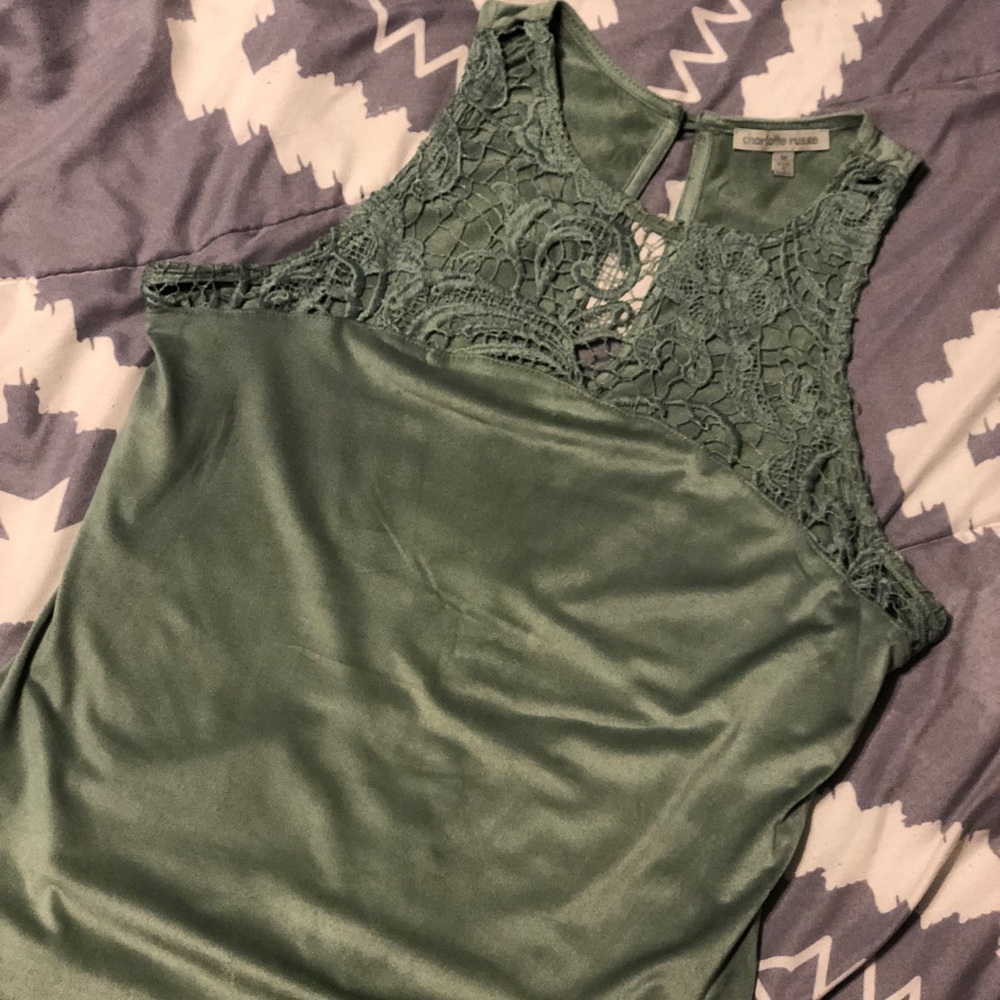 Sexy green velvet bodysuit ☄️